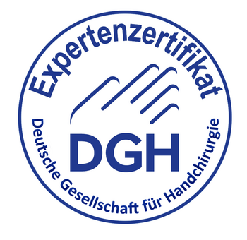 Expertenzertifikat Deutsche Gesellschaft für Handchirurgie Expertenzertifikat Deutsche Gesellschaft für Handchirurgie